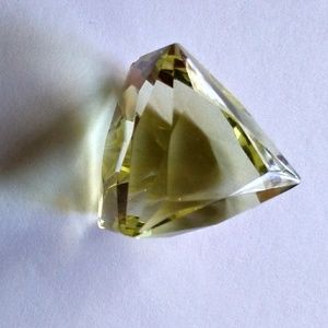 💎 Natural Lemon Topaz Trillion Cut